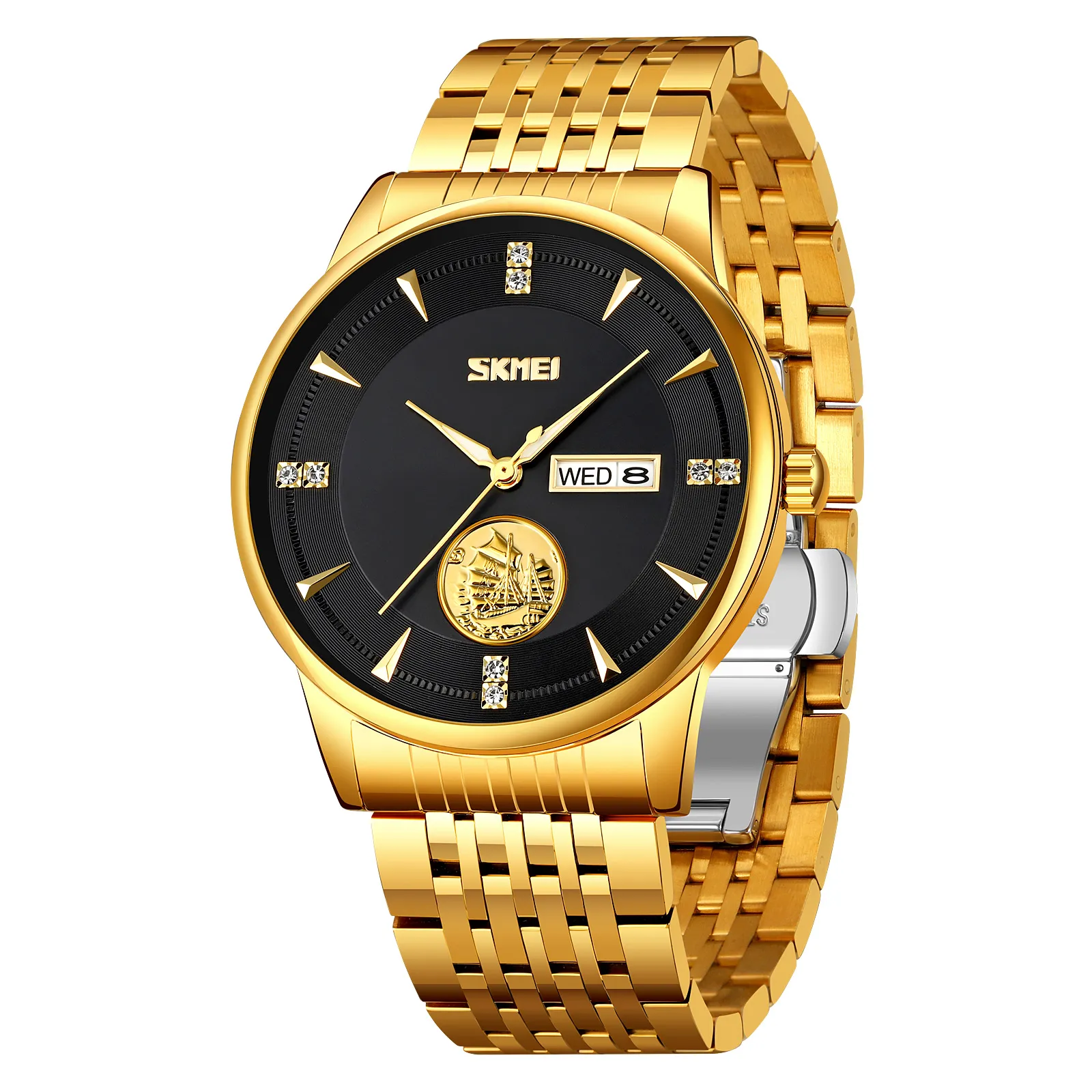 SKMEI 9309 Classic Analog Quartz Watch