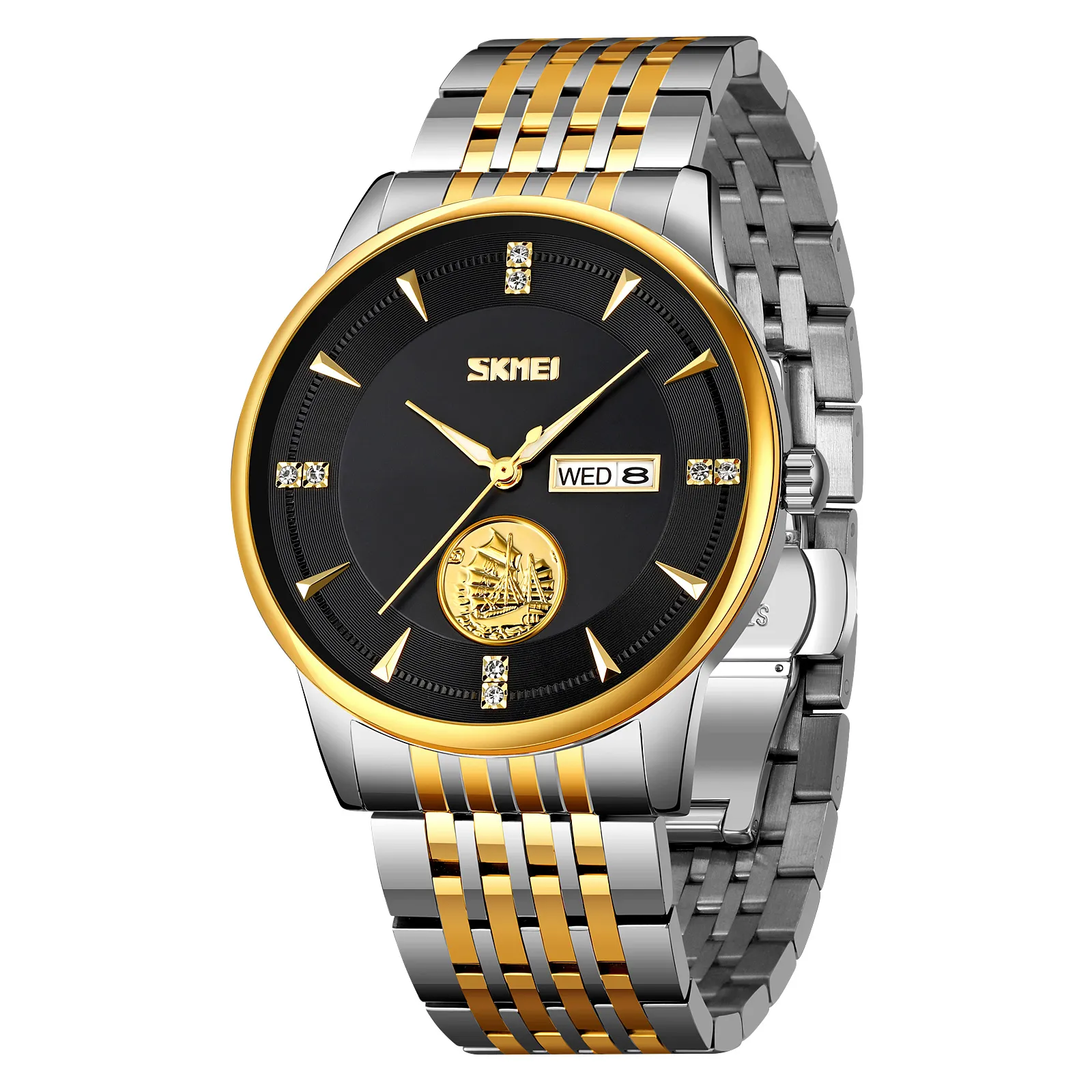 SKMEI 9309 Classic Analog Quartz Watch