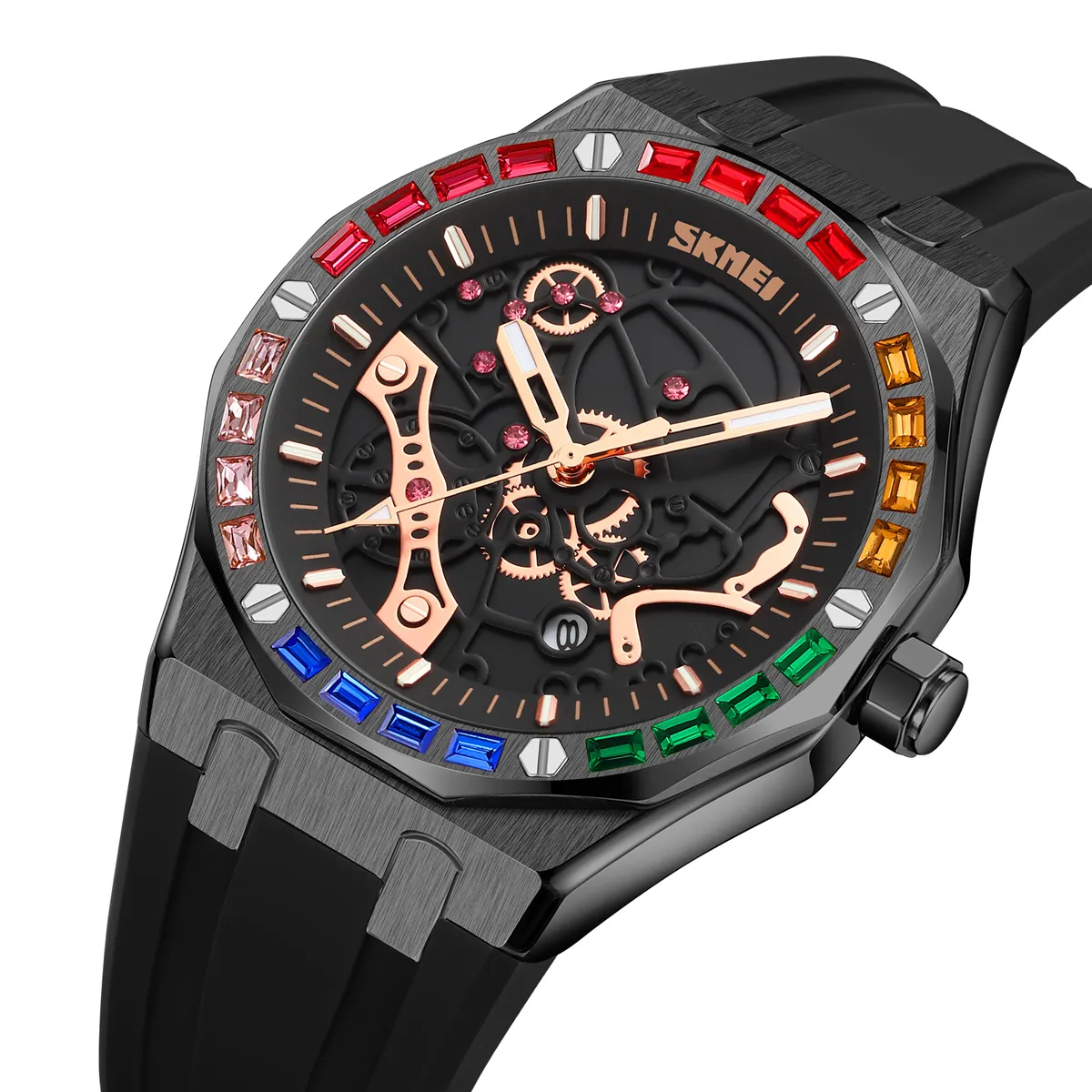 SKMEI 9365 Skeleton Quartz Watch — view 3 of 10