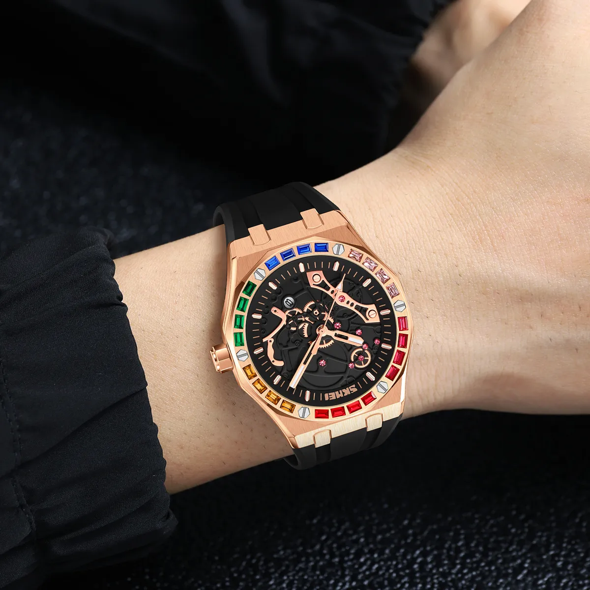 SKMEI 9365 Skeleton Quartz Watch — view 8 of 10