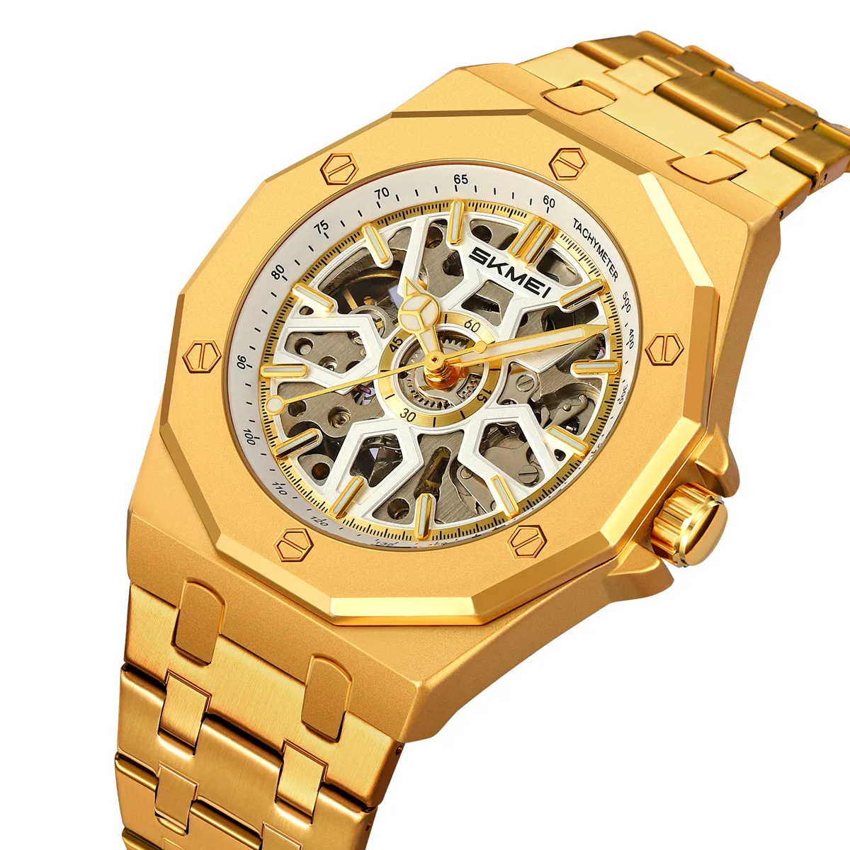 SKMEI M036 Automatic Mechanical Skeleton Watch