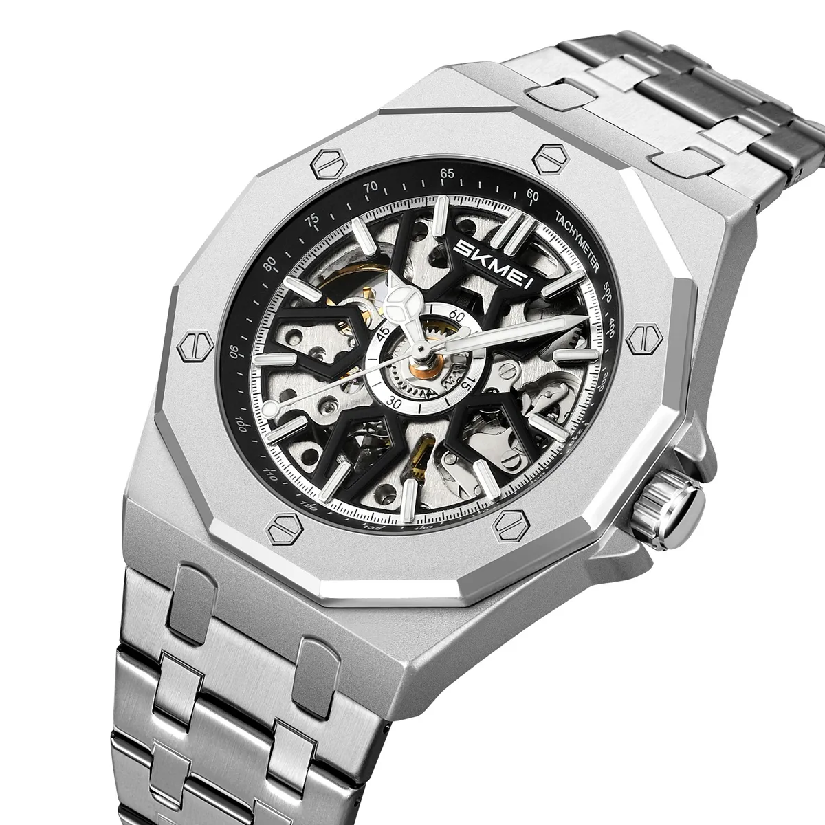 SKMEI M036 Automatic Mechanical Skeleton Watch