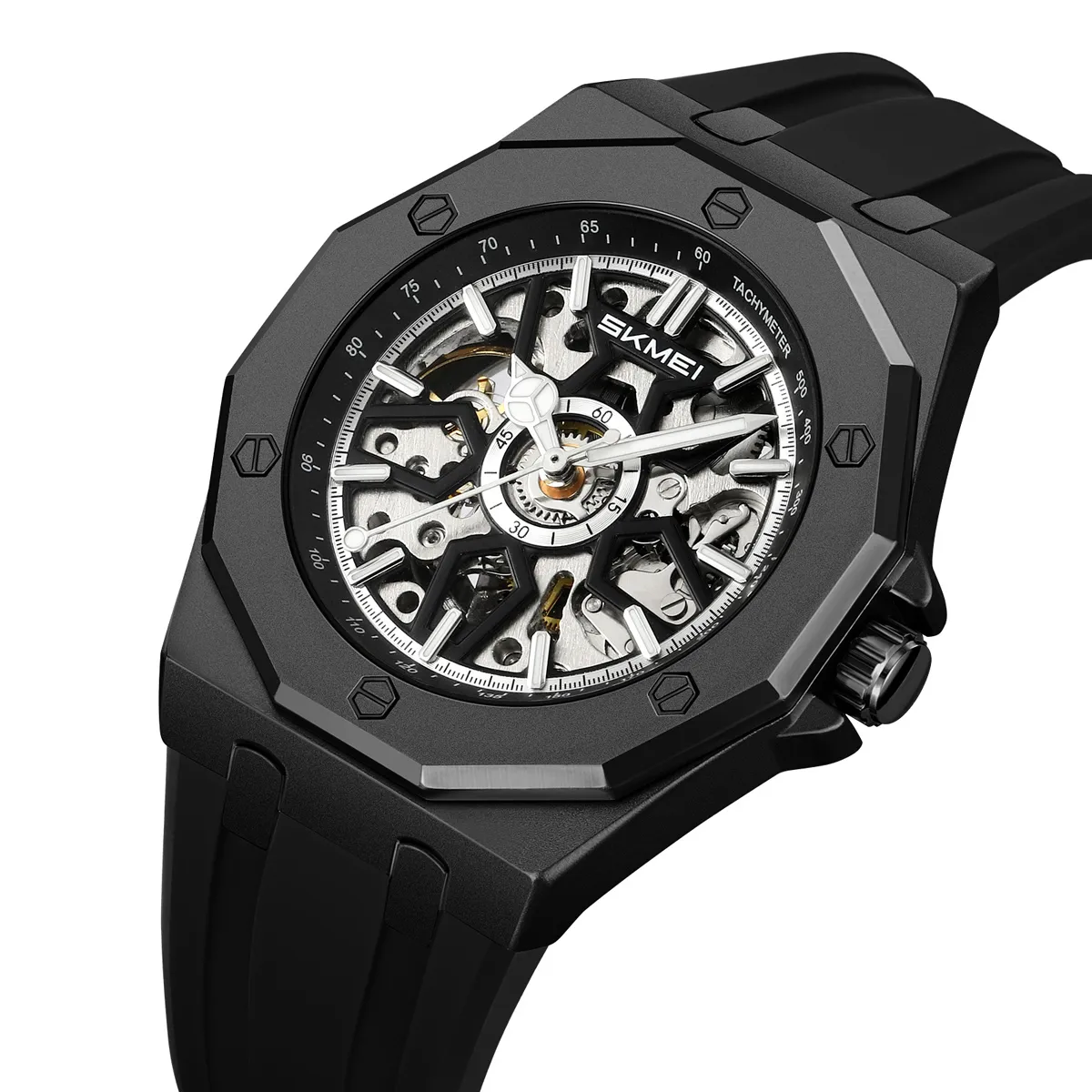 SKMEI M036 Automatic Mechanical Skeleton Watch