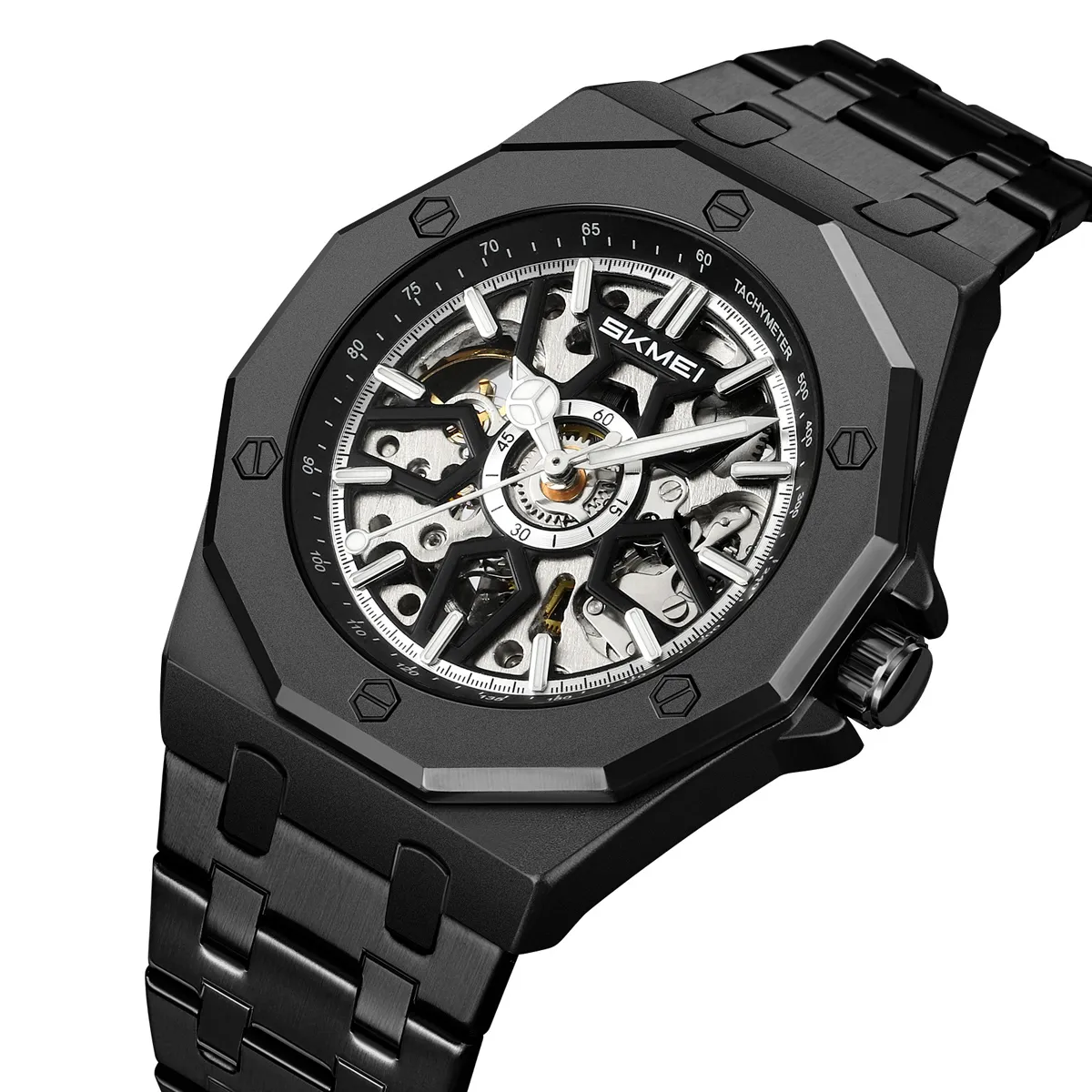 SKMEI M036 Automatic Mechanical Skeleton Watch
