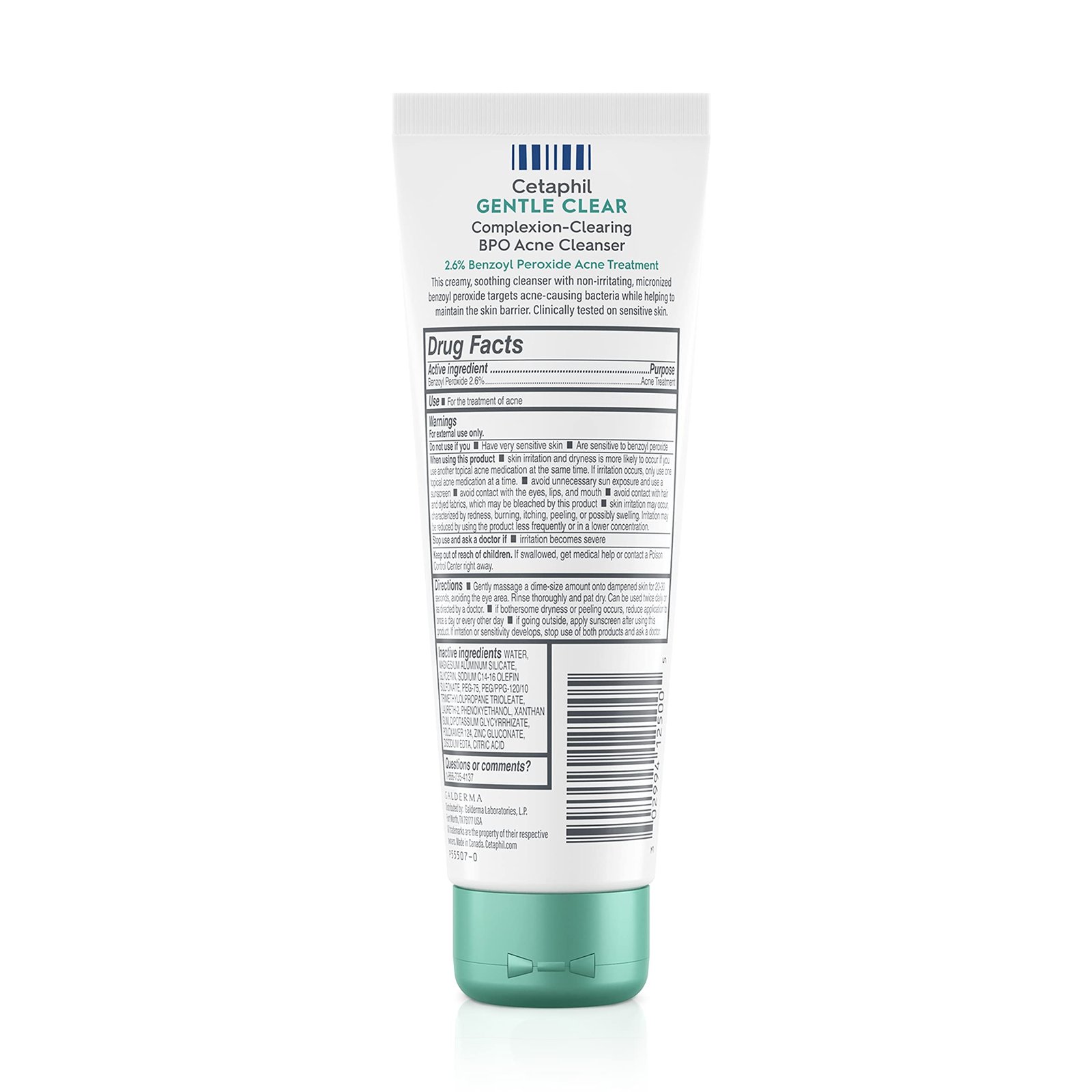 Cetaphil Gentle Clear Complexion Clearing BPO Acne Cleanser 124ml — view 2 of 6