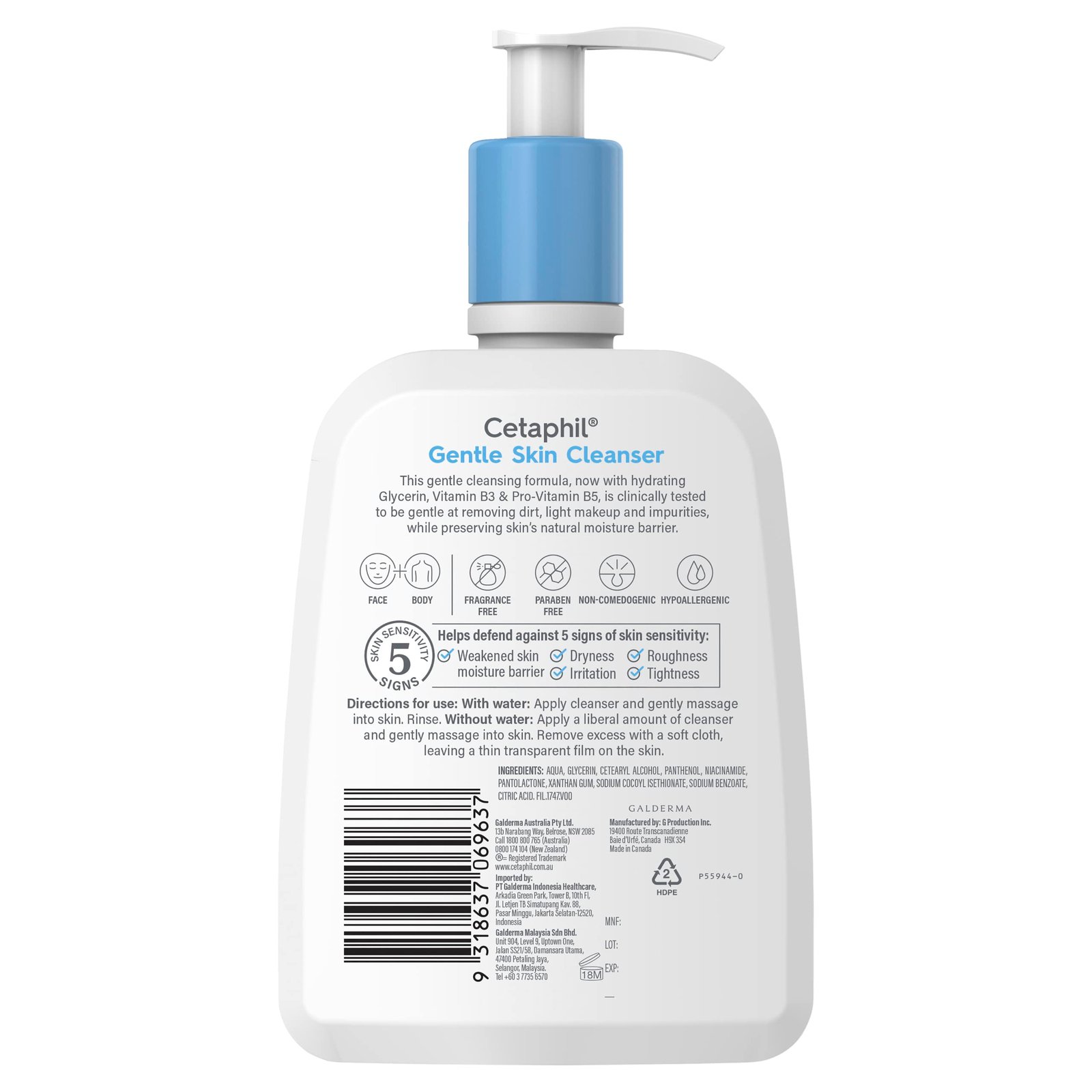 Cetaphil Gentle Skin Cleanser 500ml — view 2 of 6
