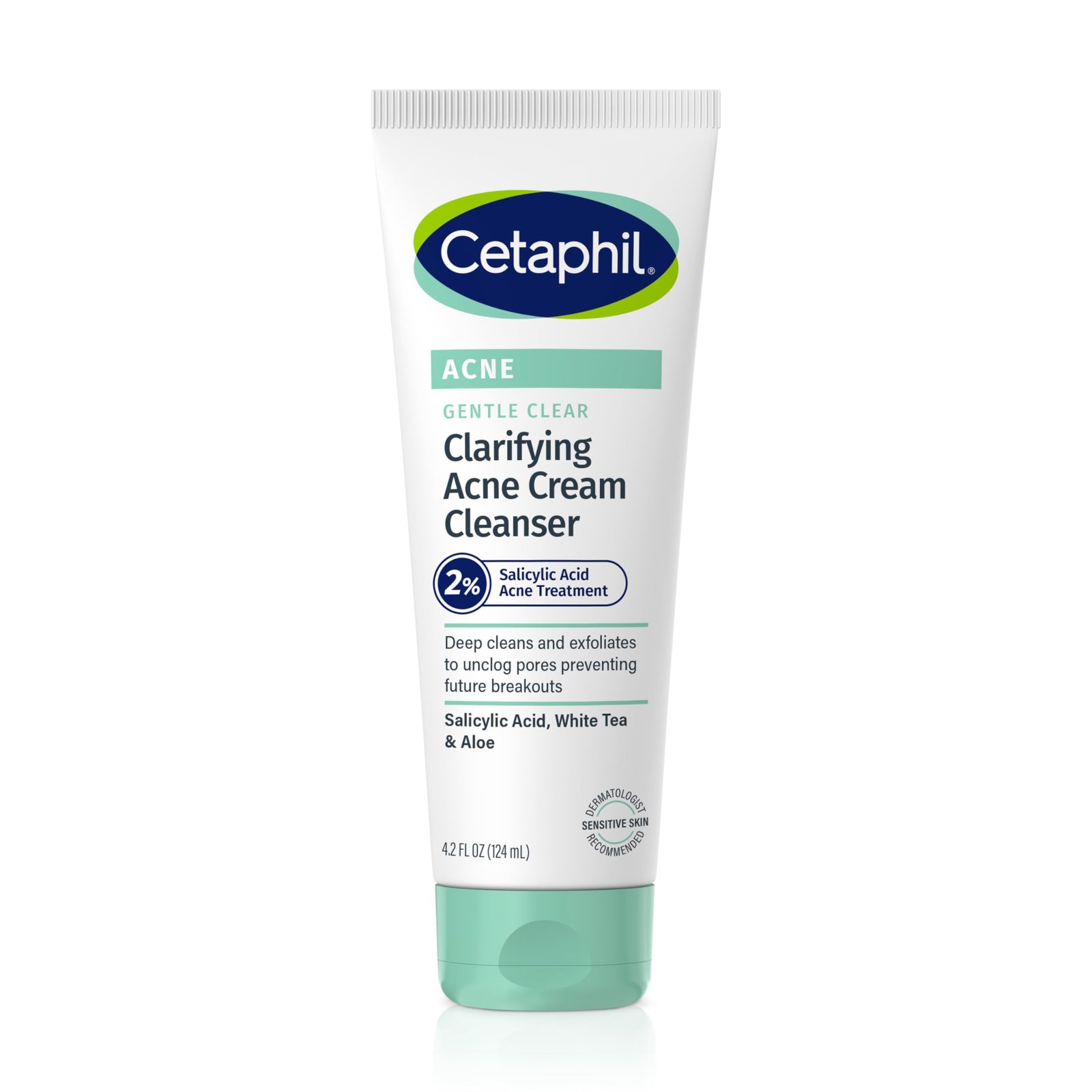 Cetaphil Gentle Clear Clarifying Acne Cream Cleanser 124ml