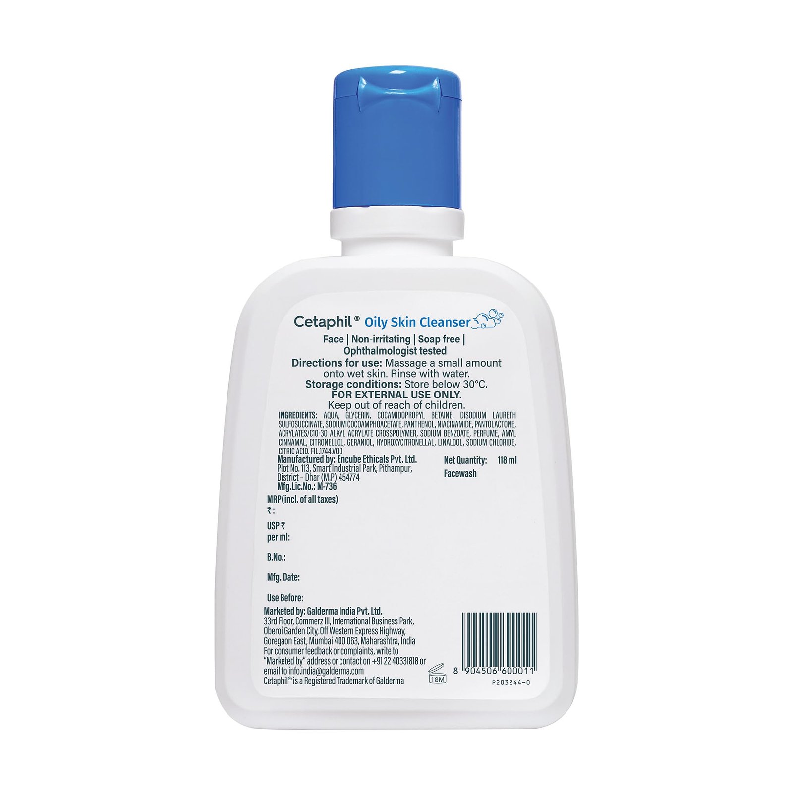 Cetaphil Oily Skin Cleanser 125ml — view 2 of 6