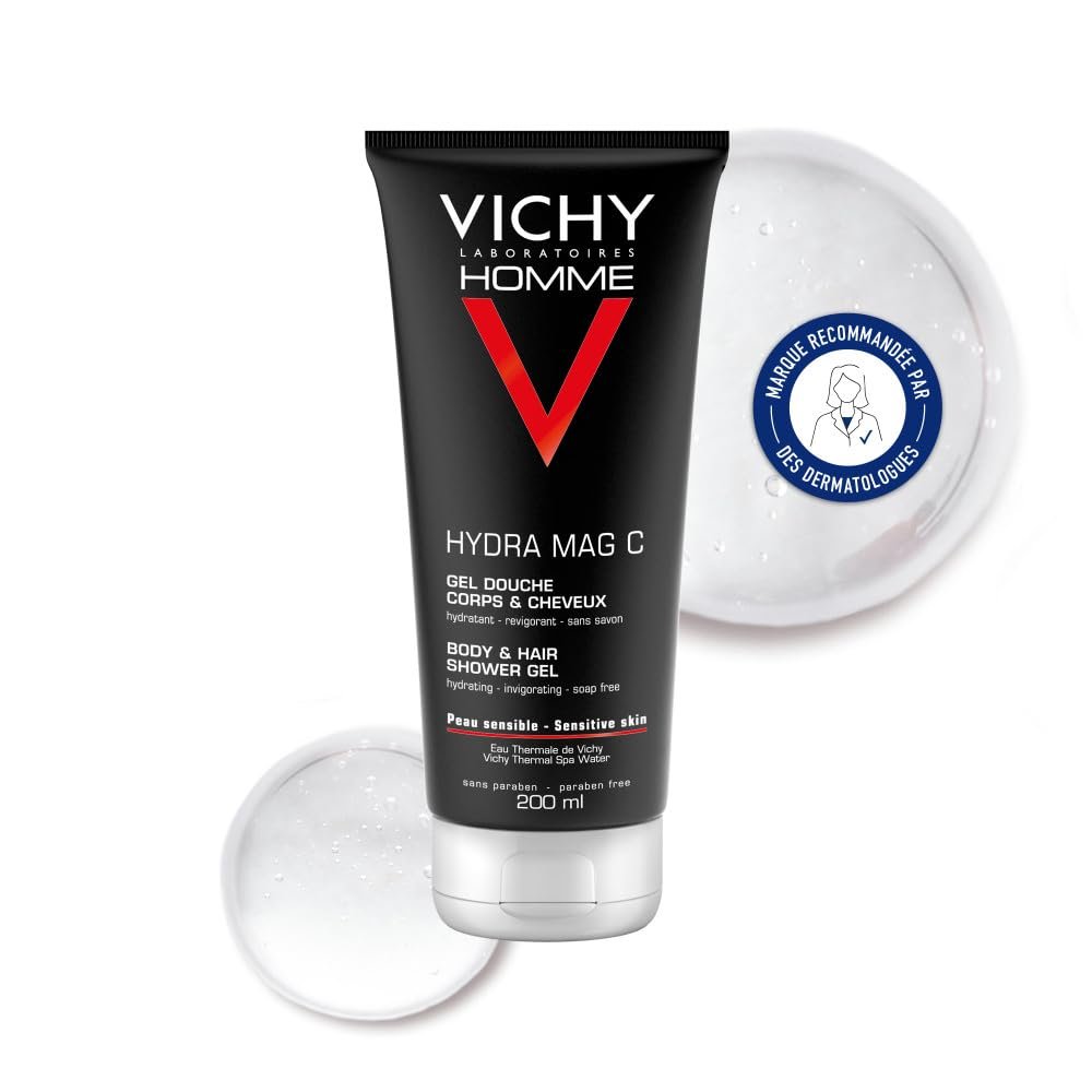 Vichy Homme Hydra Mag C Body & Hair Shower Gel 200ml — view 6 of 6