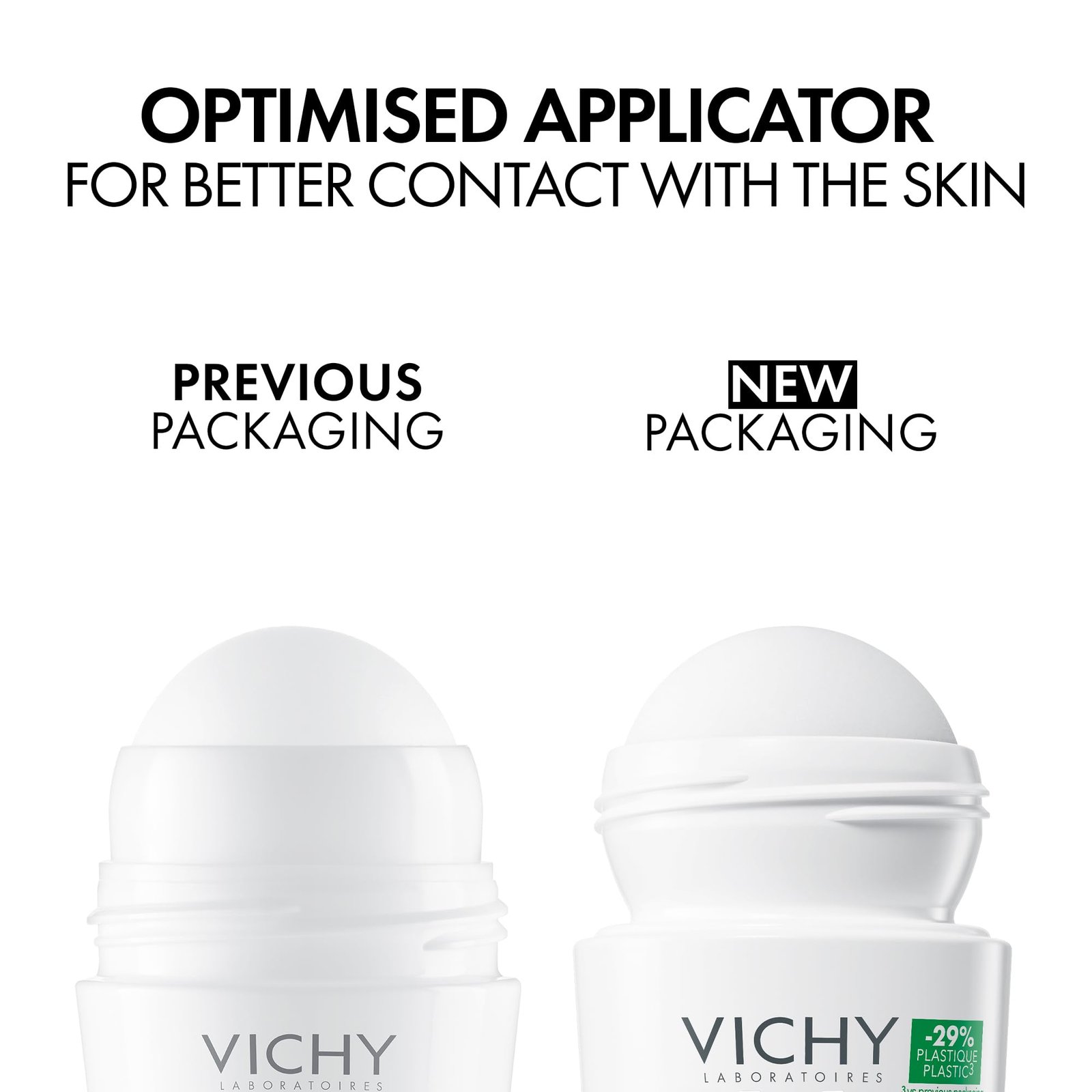 Vichy 48H Soothing Anti-Perspirant Roll-On for Sensitive Skin 50 مل — view 4 of 6