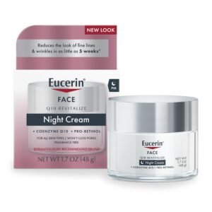 Eucerin Q10 Anti-Wrinkle + Pro-Retinol Night Cream 48g front