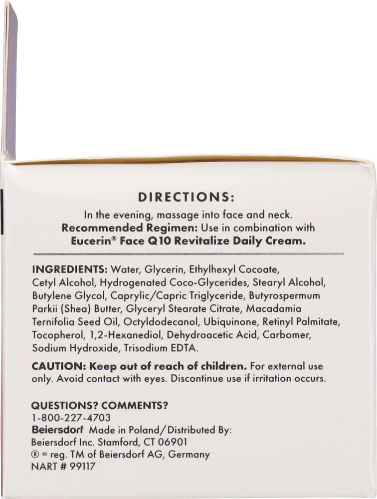 Eucerin Q10 Anti-Wrinkle + Pro-Retinol Night Cream 48g — view 4 of 7