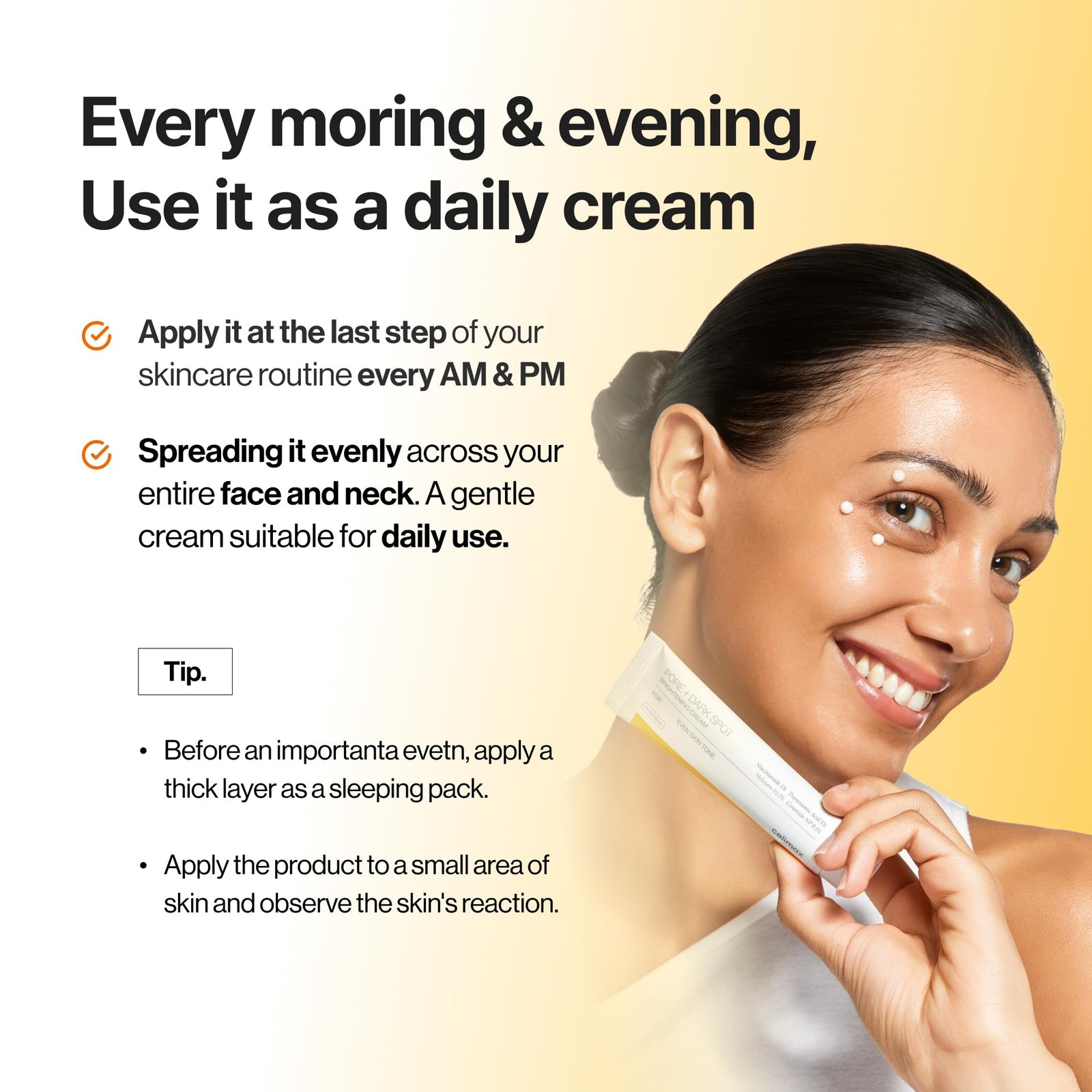 celimax Pore + Dark Spot Brightening Cream 35 مل — view 5 of 6