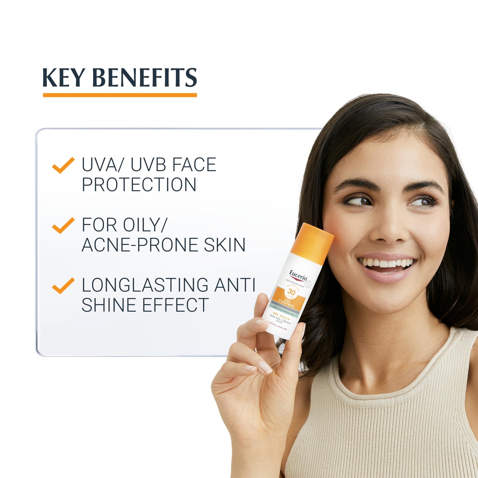 Eucerin Sun Oil Control Gel-Cream Dry Touch SPF50+ 50 مل — view 2 of 5