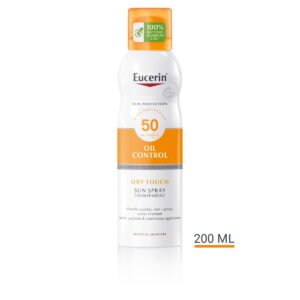 Eucerin Sun Spray Transparent Oil Control Dry Touch SPF50 200ml front